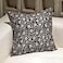 DOMVITUS Floral Pillow Covers 20x20 Throw Pillows for Couch Floral Print Pillow Cover Decorative Neutral Accent Throw Pillow Covers for Living Room 1PC Black