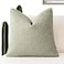 Foindtower Decorative Textured Boucle Throw Pillow Covers Accent Solid Pillow Cases Neutral Soft Cozy Couch Cushion Case for Chair Sofa Bedroom Living Room Home Decor 24x24 Inch1PCDirty Sage Green