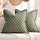 ZWJD Pillow Covers 22x22 Set of 2 Soft Polyester Textured Pillow Covers with Stylish Flange Edge Cozy Farmhouse Throw Pillows for Couch Bed Sofa Living Room