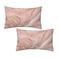 Tebjh Pink and Gold Marble Pillow Covers 12x20 Set of 2 Pink Gold Abstract Art Modern Throw Pillow Covers Outdoor Decorative Lumbar Pillow Case for Couch Bed Sofa Cushion Home Decor
