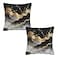 Lcokin Black and Gold Abstract Marble Throw Pillow Covers 20x20 Inches Set of 2 Gold Grey Decorative Pillow Case Square Cushion Covers for Sofa Bed Couch Living Room