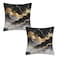 Lcokin Black and Gold Abstract Marble Throw Pillow Covers 20x20 Inches Set of 2 Gold Grey Decorative Pillow Case Square Cushion Covers for Sofa Bed Couch Living Room