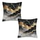 Lcokin Black and Gold Abstract Marble Throw Pillow Covers 20x20 Inches Set of 2 Gold Grey Decorative Pillow Case Square Cushion Covers for Sofa Bed Couch Living Room