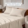 Bare Home Flannel King Pillowcases Set of 2100 Cotton Velvety Soft Cozy Double Brushed Heavyweight Flannel Pillowcases King Pillowcase Set of 2 Sand