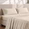 Bare Home Microfiber Pillow Cases StandardQueen Size Set of 2 Cooling Pillowcases Double Brushed Sand Pillowcases 2 Pack Easy Care Standard Pillowcase Set of 2 Sand