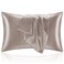 BEDELITE Satin Pillowcase for Hair and Skin Super Soft and Cooling Similar to Silk Pillow Cases 2 Pack with Envelope Closure Gift for Women Men20x30 Queen Size Rose Taupe