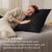 Bedsure King Size Pillow Cases Set of 2 Black Brushed Microfiber Pillowcases 2 Pack Super Soft Pillow Case Cover with Envelope Closure for Kids Wrinkle Fade Resistant 20x36 Inches