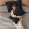 Bedsure King Size Pillow Cases Set of 2 Black Brushed Microfiber Pillowcases 2 Pack Super Soft Pillow Case Cover with Envelope Closure for Kids Wrinkle Fade Resistant 20x36 Inches