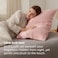 Bedsure King Size Pillow Cases Set of 2 Blush Pink Brushed Microfiber Pillowcases 2 Pack Super Soft Pillow Case Cover with Envelope Closure for Kids Wrinkle Fade Resistant 20x36 Inches