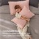 Bedsure King Size Pillow Cases Set of 2 Blush Pink Brushed Microfiber Pillowcases 2 Pack Super Soft Pillow Case Cover with Envelope Closure for Kids Wrinkle Fade Resistant 20x36 Inches