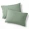 Bedsure King Size Pillow Cases Set of 2 Sage Green Brushed Microfiber Pillowcases 2 Pack Super Soft Pillow Case Cover with Envelope Closure for Kids Wrinkle Fade Resistant 20x36 Inches