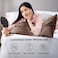 Bedsure Satin Pillowcase 2 Pack Similar to Silk Pillow Cases Standard Size Pillow Case for Sleeping Women with Envelope Closure Gifts for Women Men Brown 20x26 Inches 2pcs