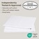 California Design Den King Size Pillowcases 100 Cotton Set of 2 Soft Sateen Weave Cases Fits King Size Pillows Bright White