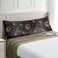 EXQ Home Satin Pillowcase for Hair and Skin Body Multicolor Printed Black Moon Silk Pillowcase 20x54 inches Body Pillow Cases with Envelope Closure Gifts for Women