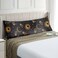 EXQ Home Satin Pillowcase for Hair and Skin Body Multicolor Printed Black Moon Silk Pillowcase 20x54 inches Body Pillow Cases with Envelope Closure Gifts for Women