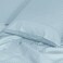 FEATHER & Feather Stitch 100 Cotton Standard Pillow Covers Set of 2 500TC Envelope Closure Pillowcases Soft Luxury Damask Stripe Sateen Weave Pillow Case for Sleeping 20x30 Inches Aqua Stripe