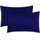 Mellanni Pillow Cases Luxury Extra Soft Cooling Pillow Covers 2 PC Iconic Collection Pillowcases Envelope Closure StandardQueen 20 x 30 Royal Blue