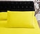 Mocassi Hotel Luxury 1800 Thread Count Bedding Pillowcases King Size Set of 2 Pillow Covers Pillow Protector Cooling Pillowcases Set of 2 King Size 20 x 40 Yellow