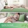 Parkdeny Sage Green Body Pillowcase Cooling Viscose from Bamboo Long Pillow Cover Soft Smooth Breathable Bedding Shield with Long Hidden Zipper 1 Pack