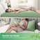 Parkdeny Sage Green Body Pillowcase Cooling Viscose from Bamboo Long Pillow Cover Soft Smooth Breathable Bedding Shield with Long Hidden Zipper 1 Pack