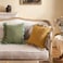 patdrea Green Shabby Chic Decorative Throw Pillow Covers 18x18 Set of 2Farmhouse Linen Pillow Covers with RufflesSquare Sturdy Throw Pillow Case for Couch Sofa Bed Living Room