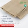CGK Unlimited Queen Pillow Cases Set of 2 Ultra Soft Hotel Quality Pillowcase Covers Comfy Cozy Wrinkle Free Shrinkage and Fade Resistant Machine Washable Pillow Protectors 2 Piece Set Heathered Tan