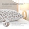 SOCHOW Body Pillow Cover 21x54 Inches Super Soft and Cozy Leopard Print Fleece Long Body Pillowcase with Zipper Closure1 Pack Brown