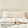 WARMDERN Beige Pillow Covers Body Pillow Cover Soft Microfiber Pillow Cases Set of 1 Boho Textured Pillowcase with Envelope ClosureBeige Body1 20x54 Inches