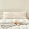 WARMDERN Beige Pillow Covers Body Pillow Cover Soft Microfiber Pillow Cases Set of 1 Boho Textured Pillowcase with Envelope ClosureBeige Body1 20x54 Inches