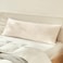 WARMDERN Beige Pillow Covers Body Pillow Cover Soft Microfiber Pillow Cases Set of 1 Boho Textured Pillowcase with Envelope ClosureBeige Body1 20x54 Inches