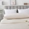 WhatsBedding Body Pillow Cover Cotton Fabric Long Pillowcase Breathable SkinFriendly Envelope Closure Beige 20x54 inch