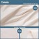 WhatsBedding Body Pillow Cover Cotton Fabric Long Pillowcase Breathable SkinFriendly Envelope Closure Beige 20x54 inch