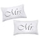 DasyFly 2PCS Mr and Mrs Pillow CasesHis and Hers Couples PillowcasesRomantic Anniversary Engagement Christmas Wedding Gifts for The CoupleBride Shower Gifts Ideas