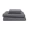 Martex 3 Piece Twin Sheets Set Twin Bed Sheets Set Light Weight Soft Breathable Sheets Brushed Cotton Rich Blend SecureFit Wrinkle Resistant Durable Easy Care Bed Sheets Comfy Sheets Gray
