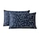 SUSYBAO 100 Cotton Pillowcases Queen Size Set of 2 Navy Blue Constellation Print Bed Pillow Covers Envelope Closure End Pillow Encasement Home Decor Soft Durable Comfortable 20 in x 26 in