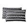 SUSYBAO 100 Cotton Pillowcases Queen Size Set of 2 Black Aztec Geometric Pattern Bed Pillow Covers Envelope Closure End Pillow Encasement Home Decor Soft Lightweight Durable 20 in x 26 in