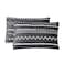 SUSYBAO 100 Cotton Pillowcases Queen Size Set of 2 Black Aztec Geometric Pattern Bed Pillow Covers Envelope Closure End Pillow Encasement Home Decor Soft Lightweight Durable 20 in x 26 in