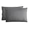 Bare Home Flannel King Pillowcases Set of 2100 Cotton Velvety Soft Cozy Double Brushed Heavyweight Flannel Pillowcases King Pillowcase Set of 2 Grey