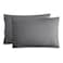 Bare Home Flannel King Pillowcases Set of 2100 Cotton Velvety Soft Cozy Double Brushed Heavyweight Flannel Pillowcases King Pillowcase Set of 2 Grey