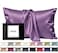 INSSL Silk Pillowcase for Women Mulberry Silk Pillowcase for Hair and Skin and Stay Comfortable and Breathable During Sleep 1 pc Purple 2030