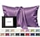 INSSL Silk Pillowcase for Women Mulberry Silk Pillowcase for Hair and Skin and Stay Comfortable and Breathable During Sleep 1 pc Purple 2030