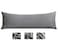 KWLET Body Pillow Cover with Zipper Premium 100 Cotton Pillow Case Soft Removable 21 x54 Body Pilloe Case Pillowcase Long Body Pillow Cover Pillow Protector Cushion Cover Long Pillow Case Grey