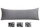 KWLET Body Pillow Cover with Zipper Premium 100 Cotton Pillow Case Soft Removable 21 x54 Body Pilloe Case Pillowcase Long Body Pillow Cover Pillow Protector Cushion Cover Long Pillow Case Grey