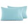 Elegant Comfort Luxury UltraSoft 2Piece Pillowcase Set 1500 Premium Hotel Quality Microfiber Double Brushed Wrinkle Resistant King Size Aqua Blue