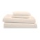 Martex 4 Piece Queen Bed Sheets Set Queen Bed Sheets Light Weight Soft Breathable Sheets Brushed Cotton Rich Blend SecureFit Wrinkle Resistant Durable Easy Care Bed Sheets Comfy Sheets Ivory