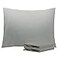 NTBAY Standard Pillowcase Set 2 Pack Brushed Microfiber 20x26 Pillowcases Soft WrinkleFree FadeResistant StainResistant Smoke Grey Pillowcases with Envelope Closure 20x26 Inches