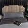 H HOUSEHOLD 100 Jersey Knit Cotton Body Size Pillowcases Set of 1 Super Soft Breathable Pillow Cases for Sleeping Envelope Closure Stretchy TShirt Fabric Elegant Gray Body Size Pillowcase