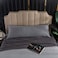 H HOUSEHOLD 100 Jersey Knit Cotton Body Size Pillowcases Set of 1 Super Soft Breathable Pillow Cases for Sleeping Envelope Closure Stretchy TShirt Fabric Elegant Gray Body Size Pillowcase