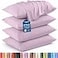 Utopia Bedding Queen Pillow Cases 4 Pack Envelope Closure Soft Brushed Microfiber Fabric Shrinkage and Fade Resistant Pillow Covers Queen Size 20 X 30 Inches Queen Lavender