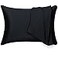 FAWAOTIN Mulberry Silk Pillowcase 2 Pack for Hair and Skinwith Hidden ZipperBoth Sides 19 Momme Allergen Proof Soft Breathable Smooth Silk Pillow Cover Standard Black